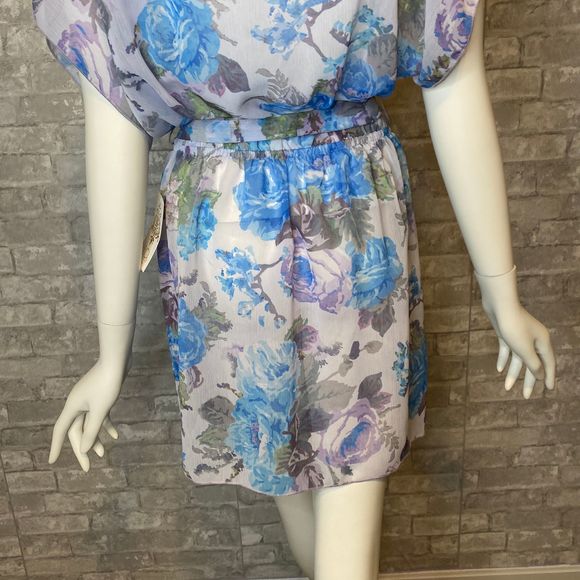 NWT! BECCA Floral V-Neck Cover-Up Tunic M/L - Picture 10 of 10